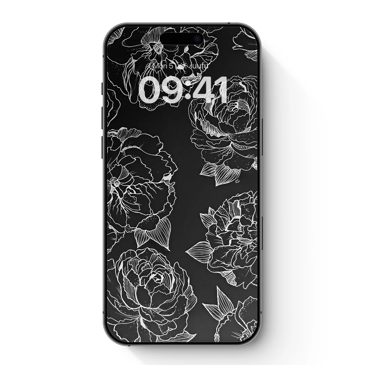Elegant Monochrome Peonies Elegant Monochrome Peonies