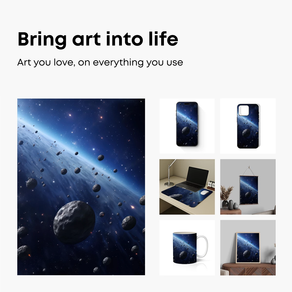 Asteroid Odyssey: Cosmic Drift in Deep Space - Image 2