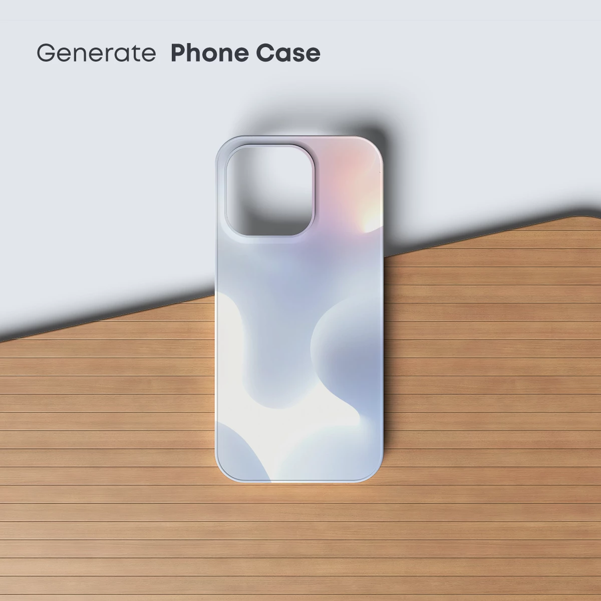 Ethereal Light Sculpture: Soft Curves in Pastel Glow - Image 3