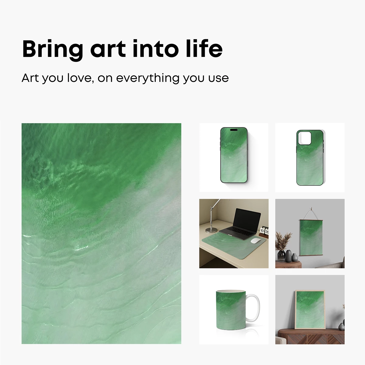 Emerald Tides: Aerial Serenity - Image 2