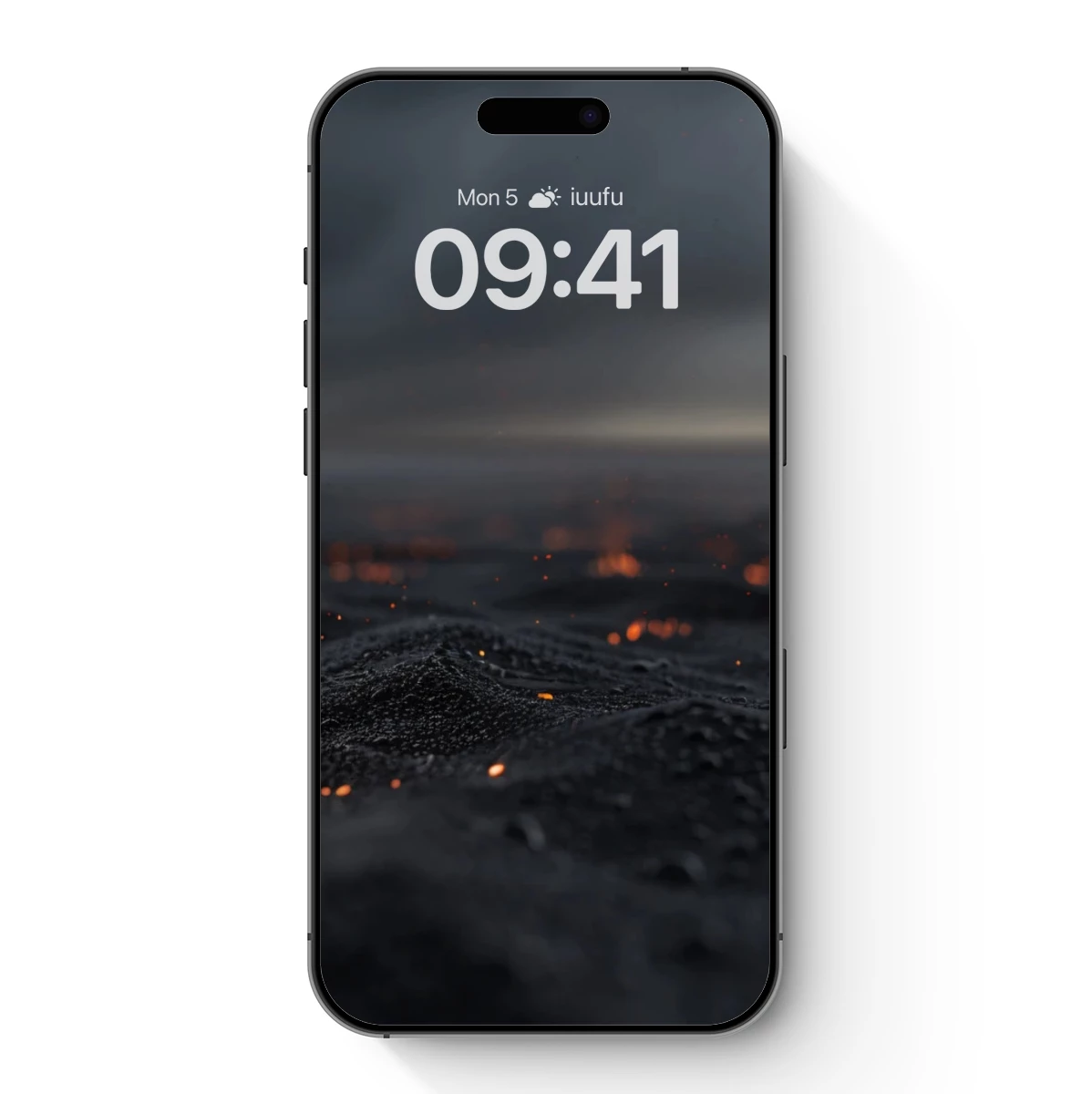 Ember Fields Under Stormy Skies