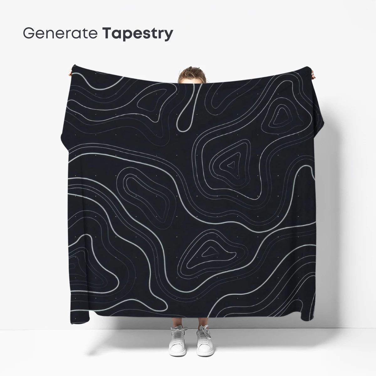 Contour Whispers: Abstract Topography Art - Image 5