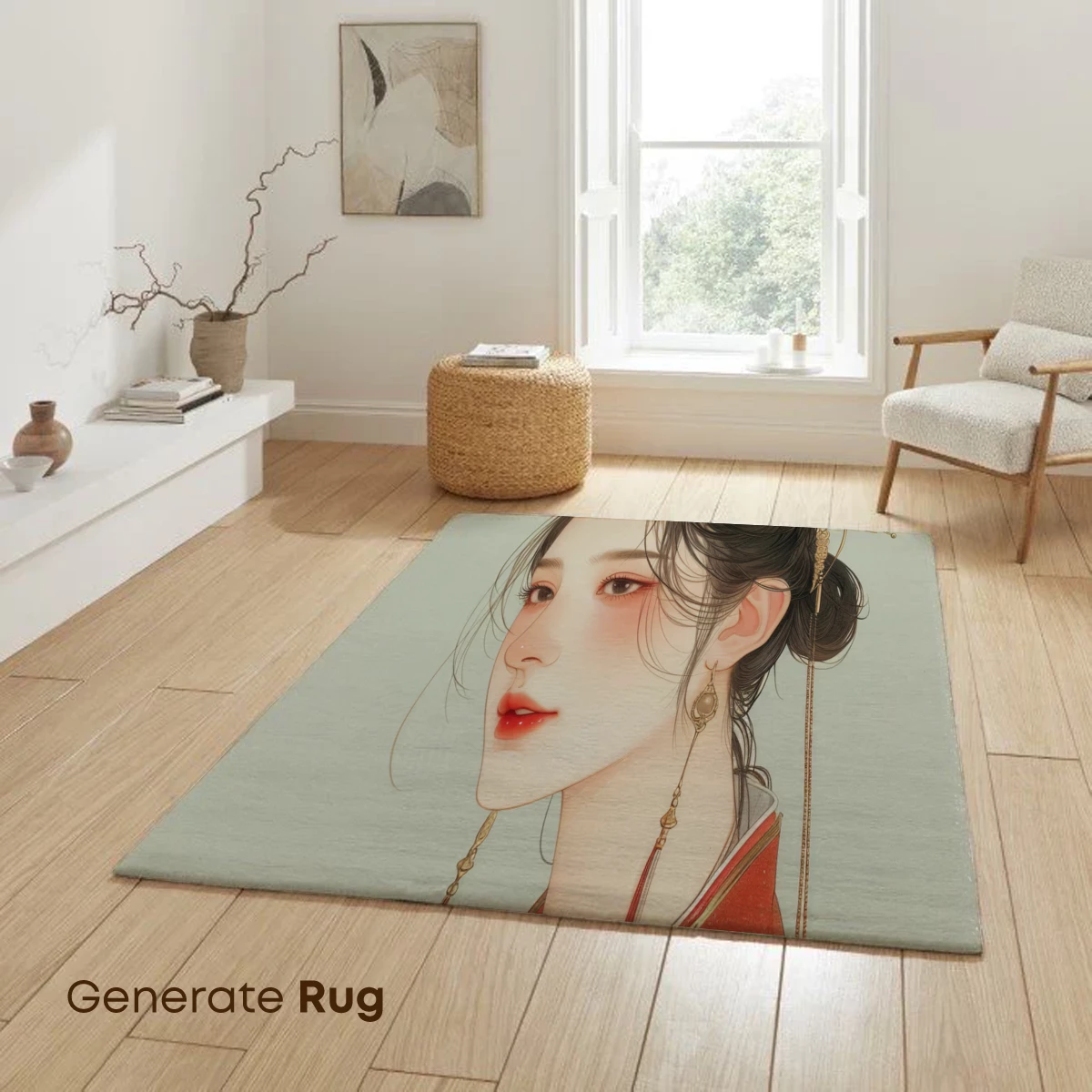 Elegant Hanfu Portrait: Timeless Beauty in Soft Tones - Image 6