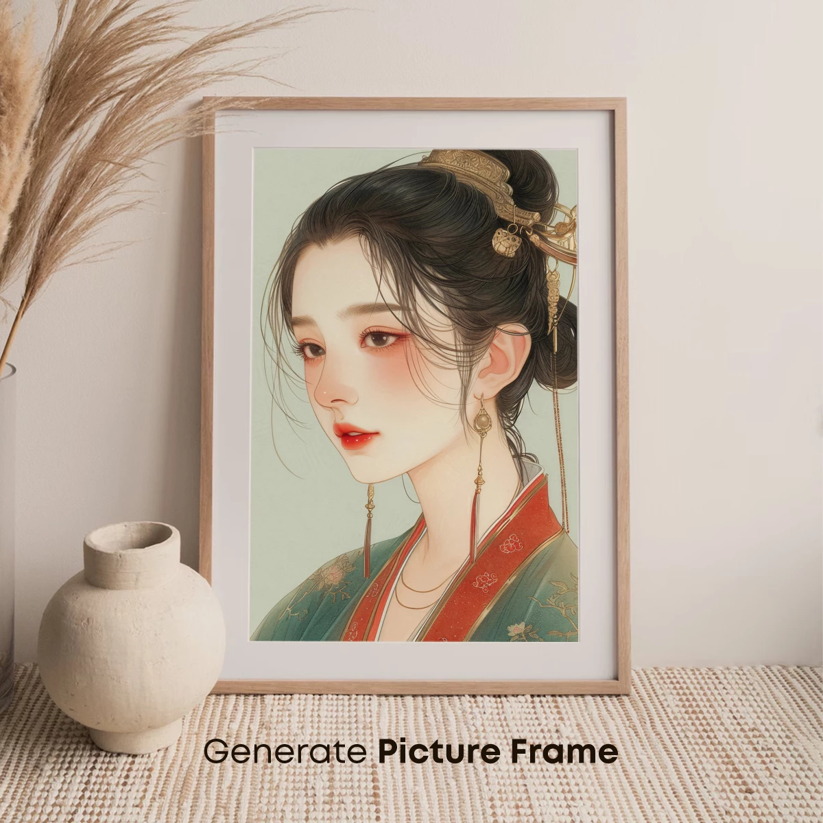 Elegant Hanfu Portrait: Timeless Beauty in Soft Tones - Image 7