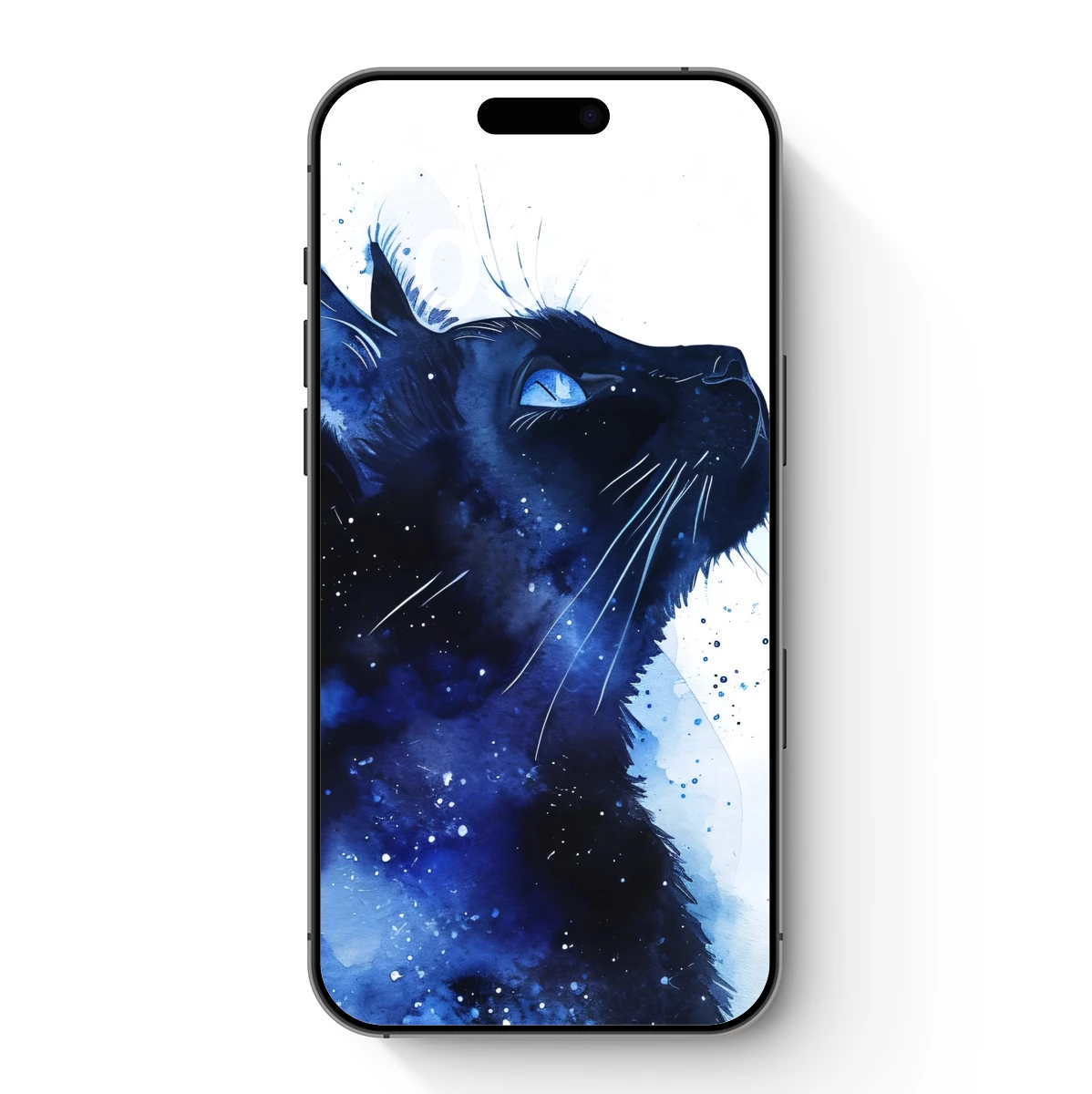 Cosmic Cat: Galaxy-Inspired Watercolor Art