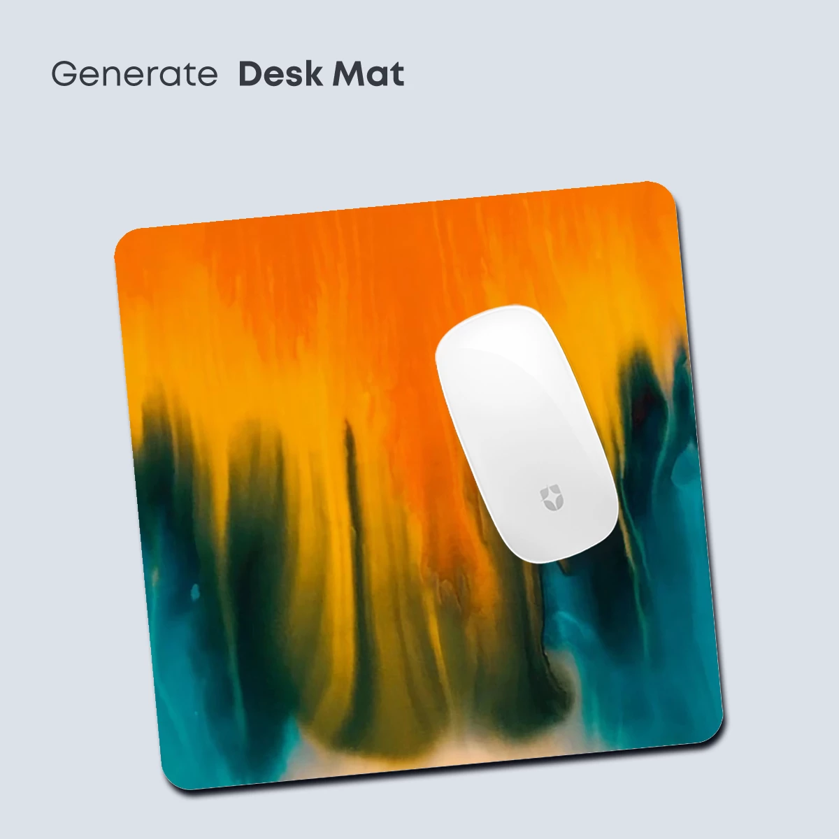 Abstract Sunset Fusion: Colorful Ink Flow - Image 4