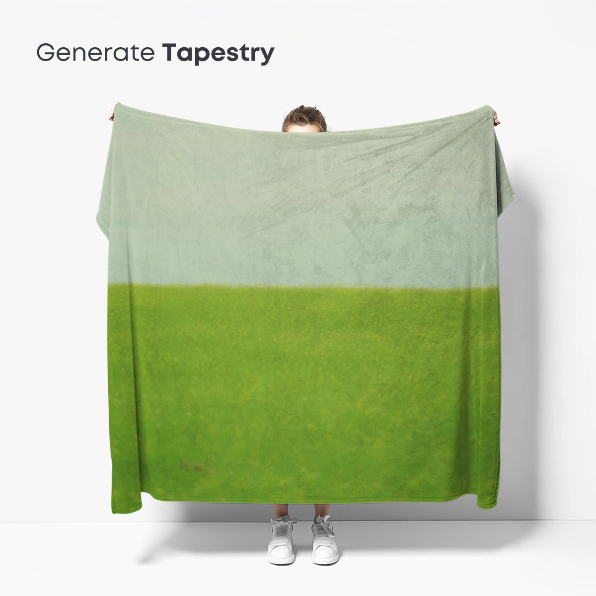 Ethereal Green Horizon: A Serene Landscape Symphony - Image 5