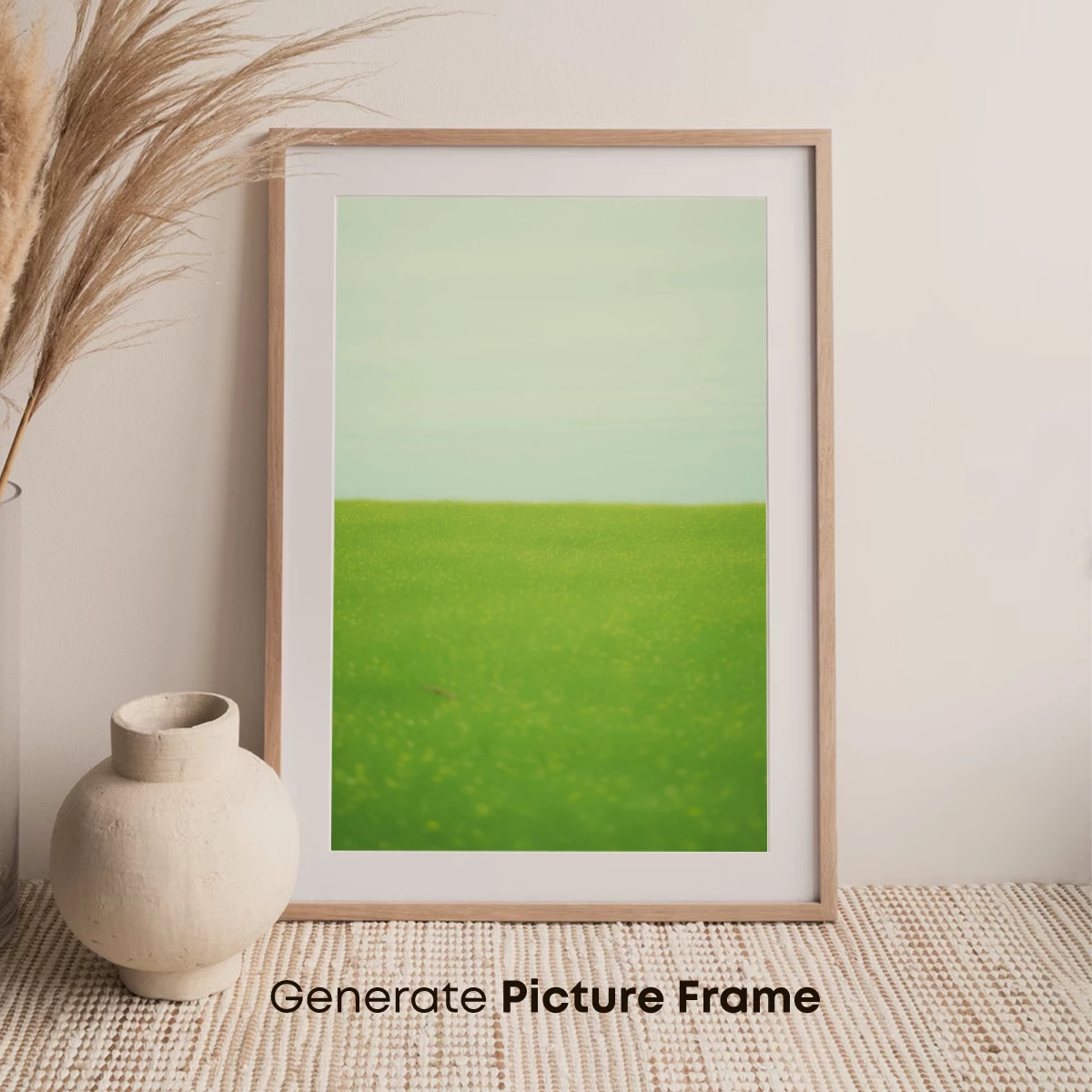 Ethereal Green Horizon: A Serene Landscape Symphony - Image 7