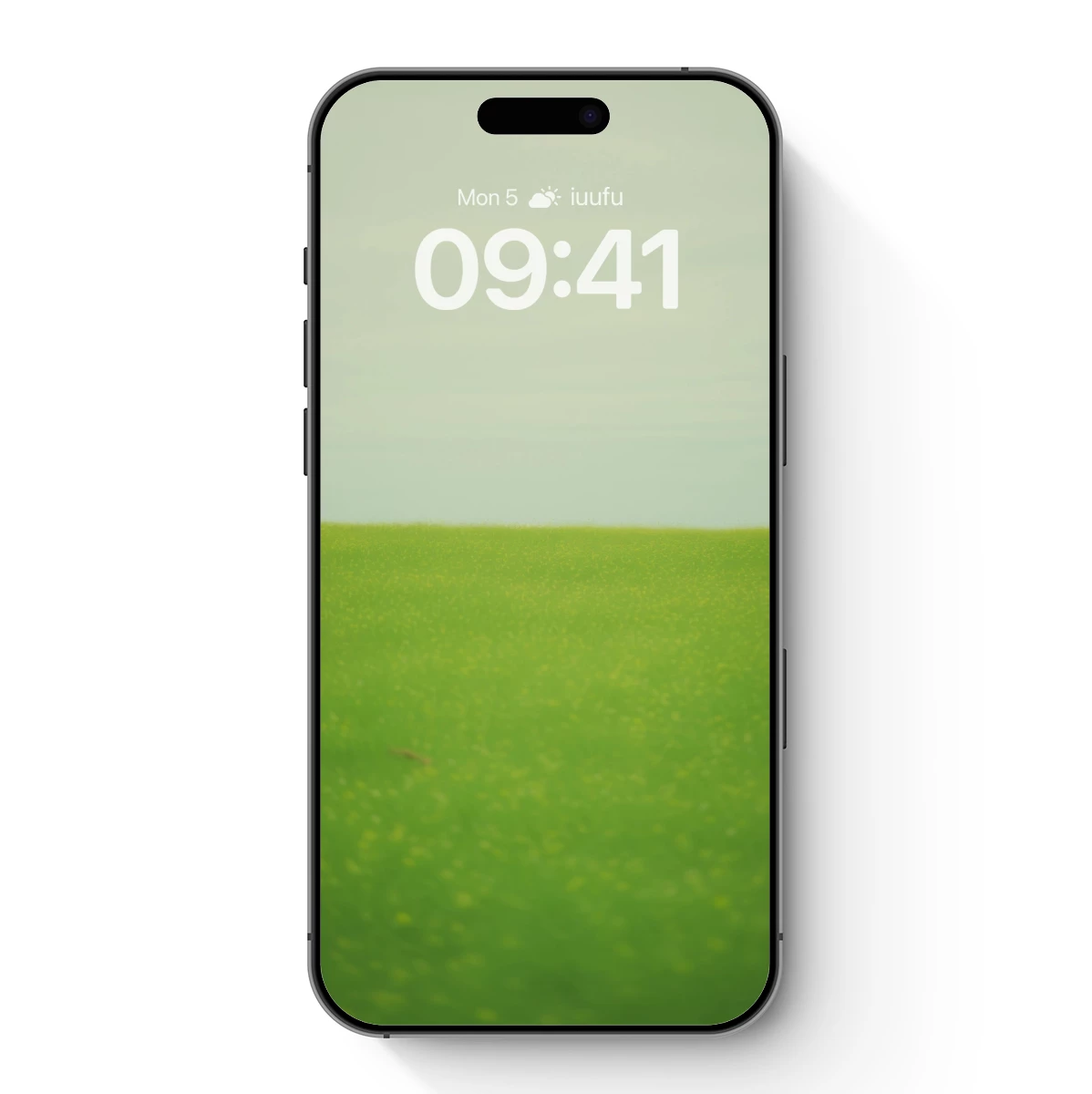 Ethereal Green Horizon: A Serene Landscape Symphony