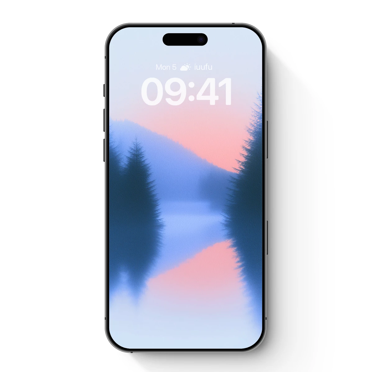 Misty Dawn Reflections: A Serene Forest Symphony