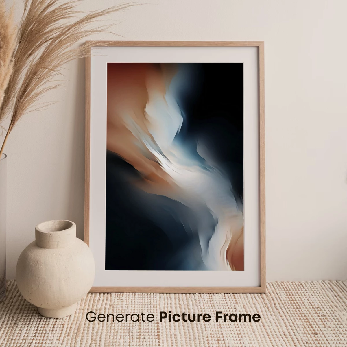 Ethereal Flow: Abstract Fusion of Light and Shadow - Image 7