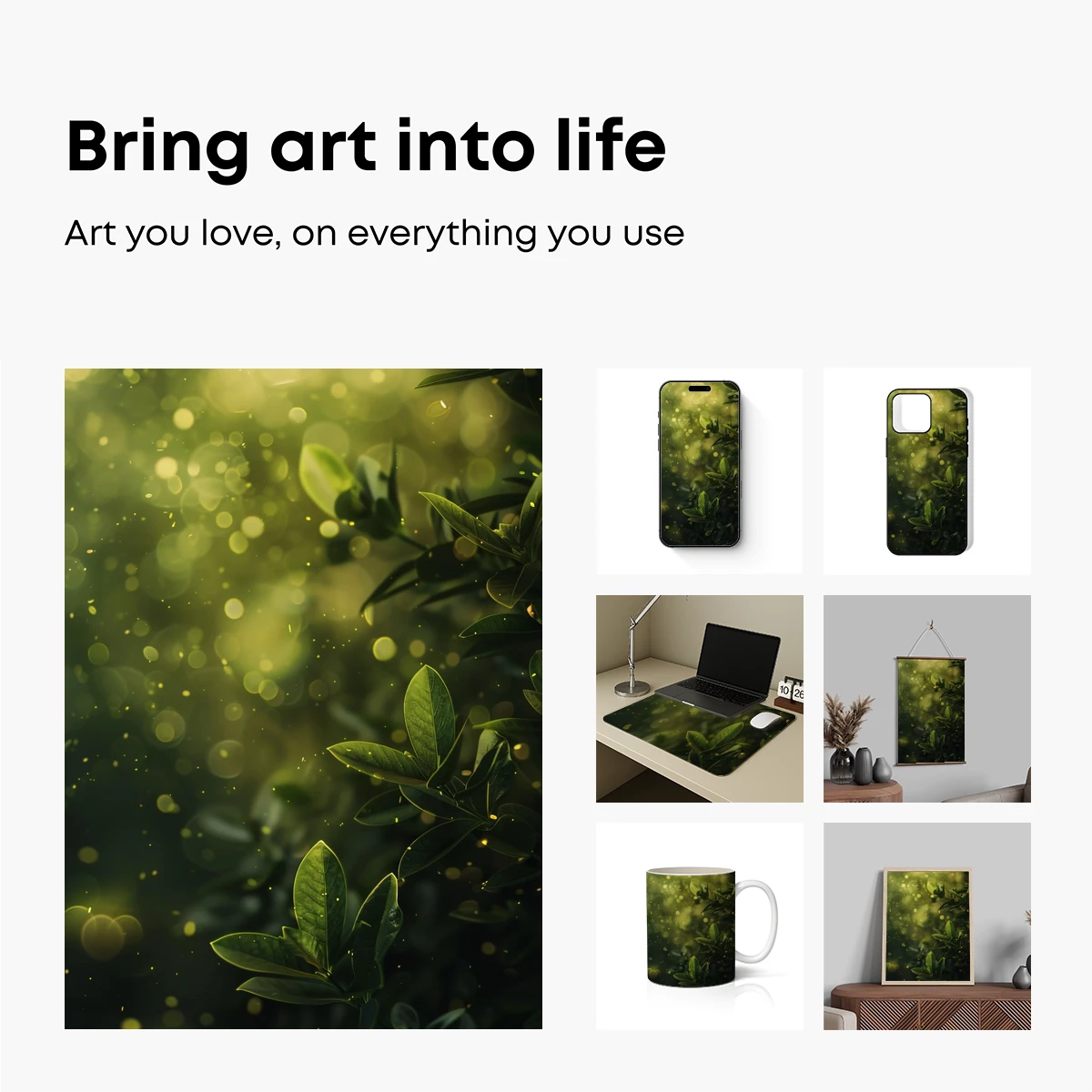 Golden Leaf Whisper: Nature's Bokeh Symphony - Image 2