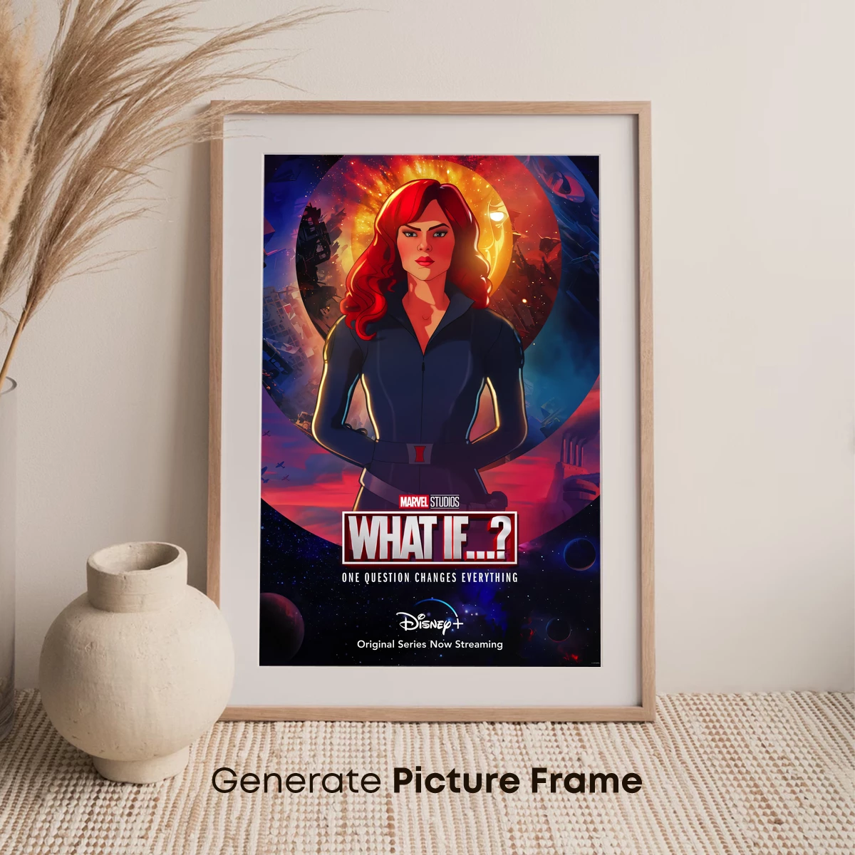 Black Widow in Cosmic Flames: What If...? Marvel Art - Image 7