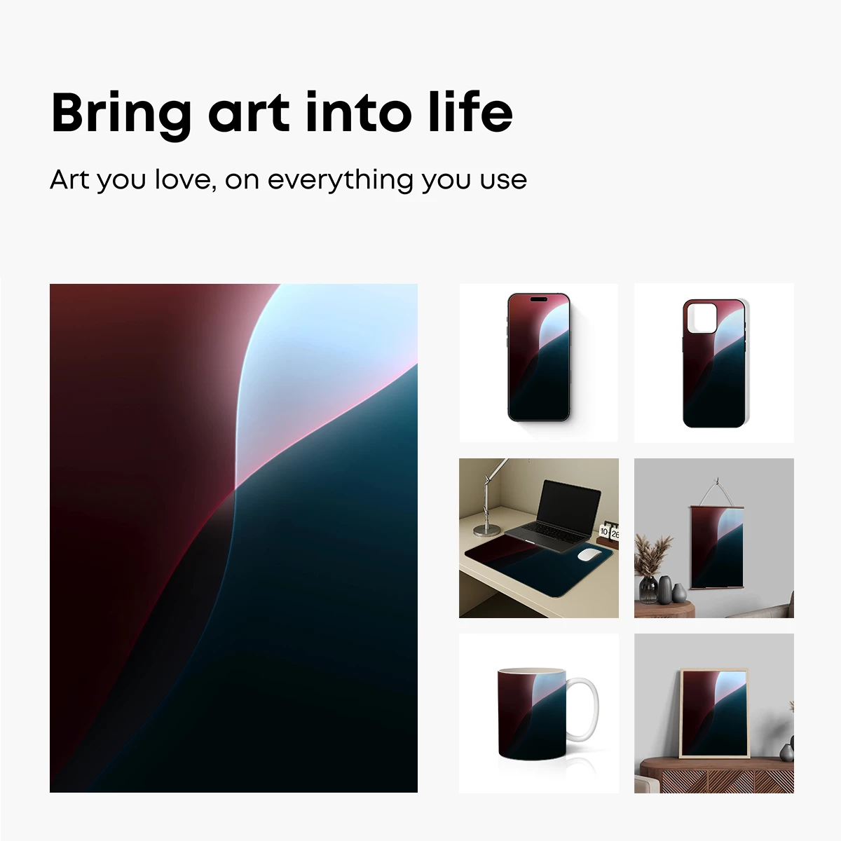 Eclipse of Light: Abstract Curves in Harmony - Image 2