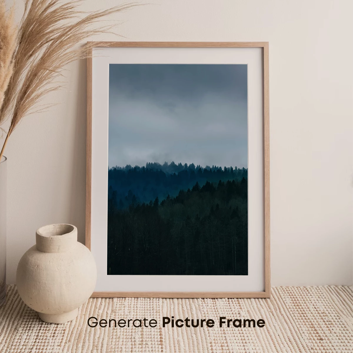 Misty Forest Canopy: A Veil of Silence - Image 7