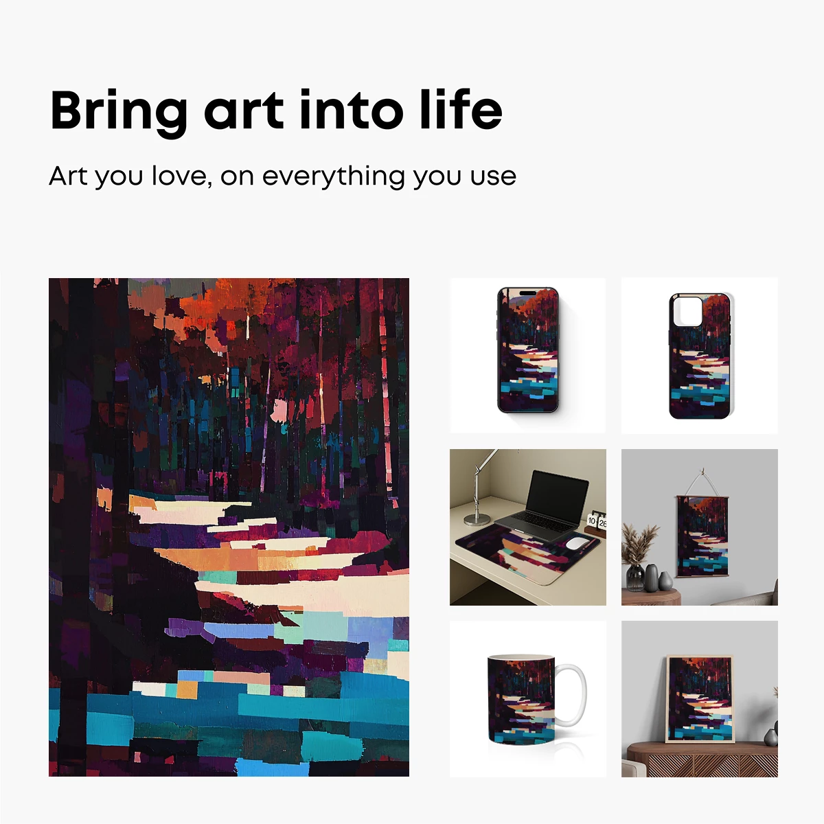 Autumn's Abstract Symphony - Image 2