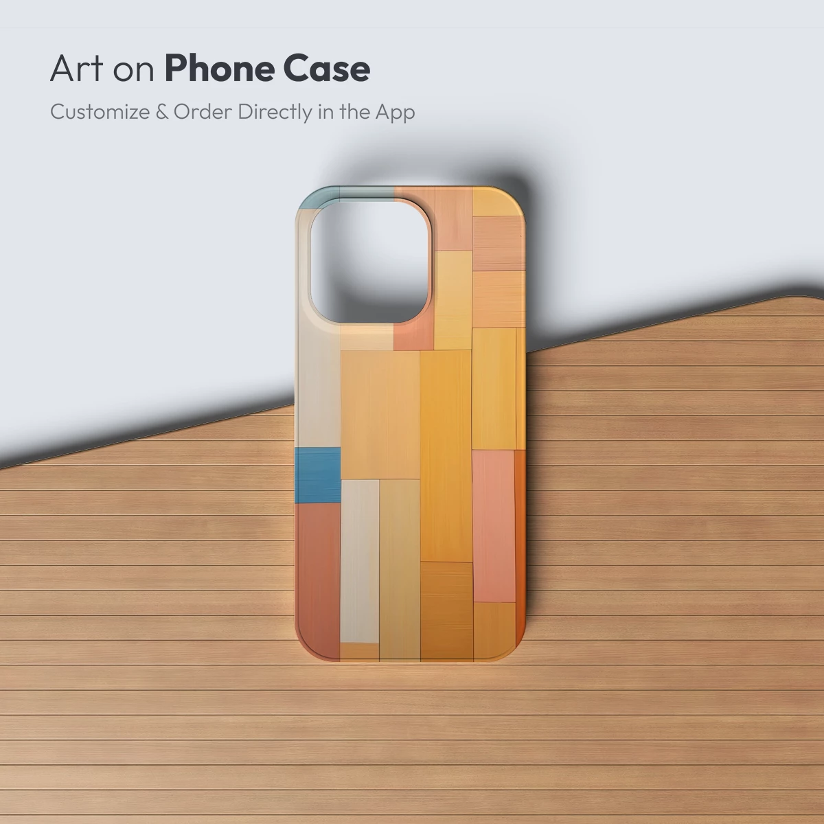 Geometric Harmony in Pastel Tones - Image 3