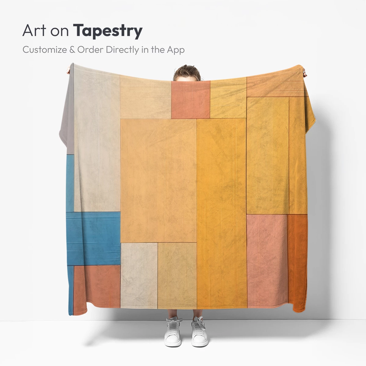 Geometric Harmony in Pastel Tones - Image 5