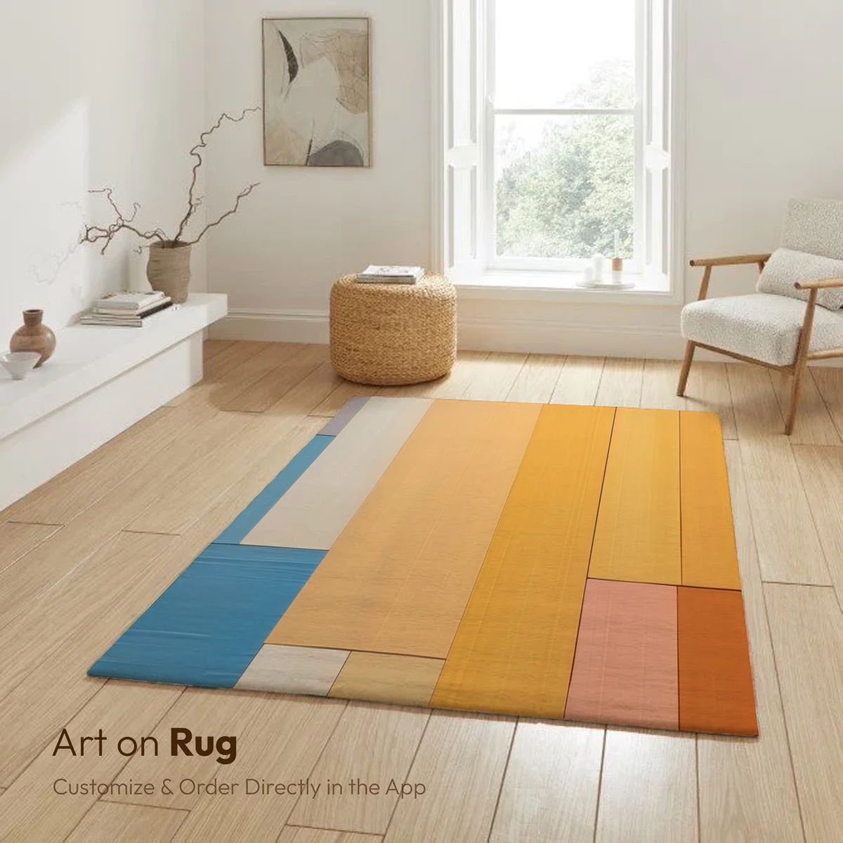 Geometric Harmony in Pastel Tones - Image 6