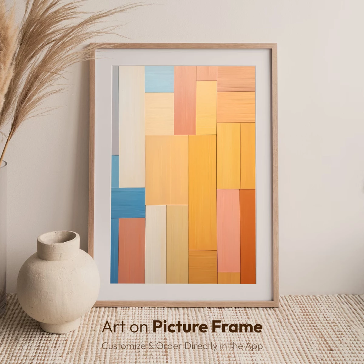Geometric Harmony in Pastel Tones - Image 7