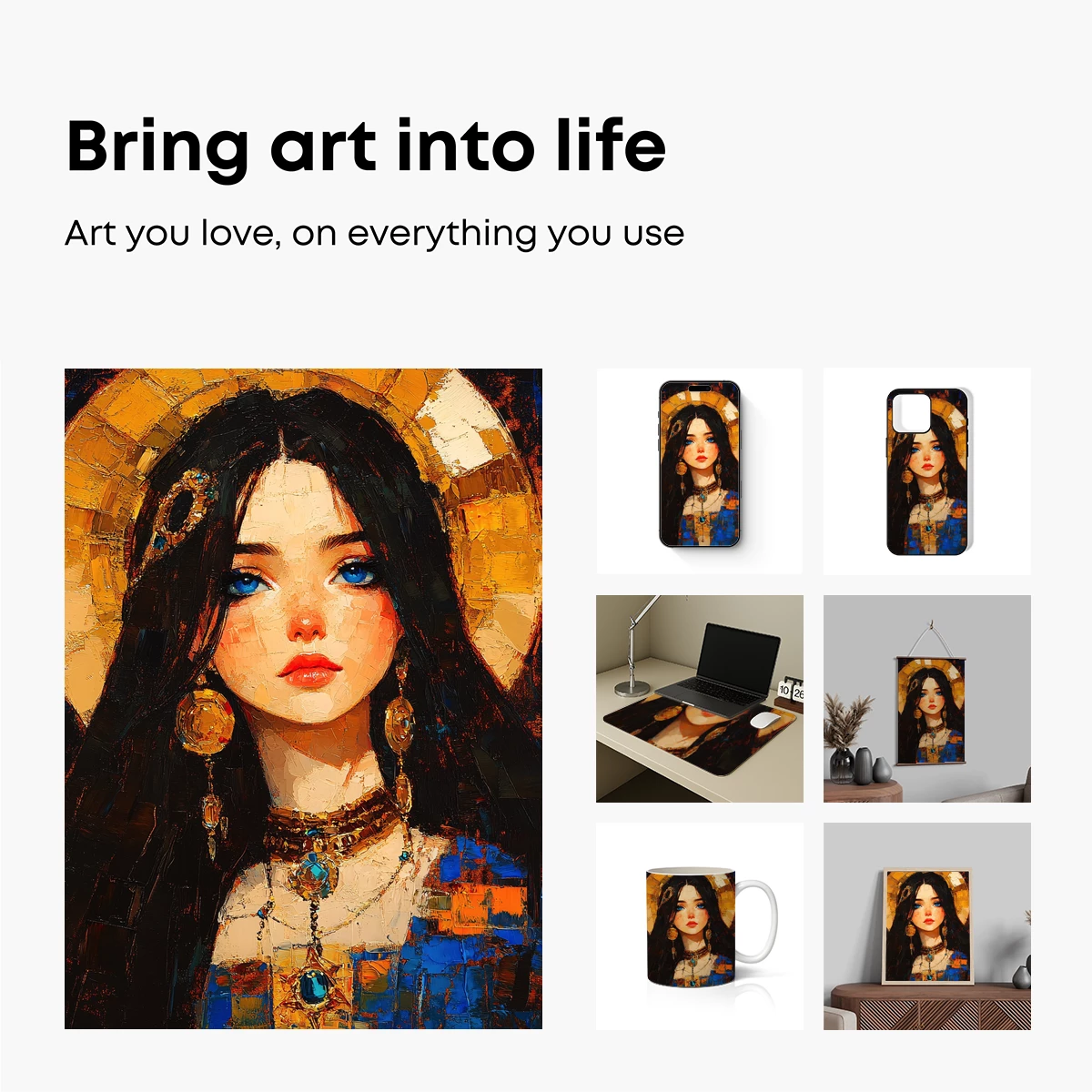 Ethereal Halo: A Renaissance-Inspired Portrait - Image 2