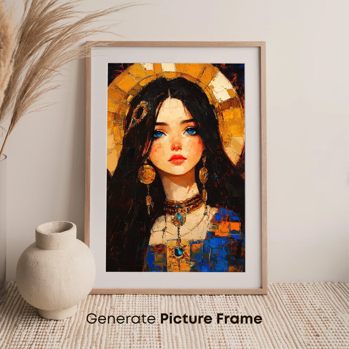 Ethereal Halo: A Renaissance-Inspired Portrait - Image 7