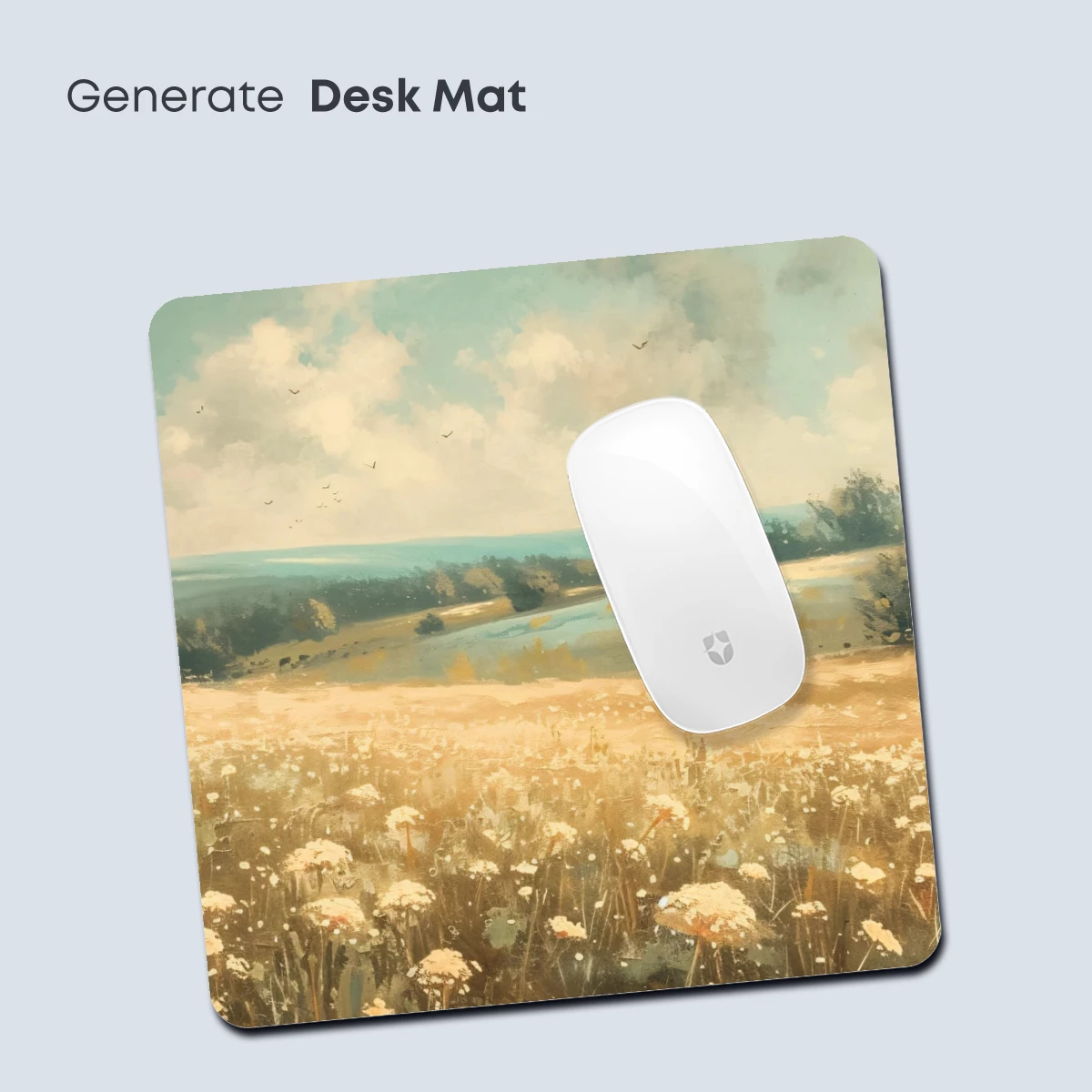 Golden Meadow Whisper: Impressionist Floral Serenity - Image 4