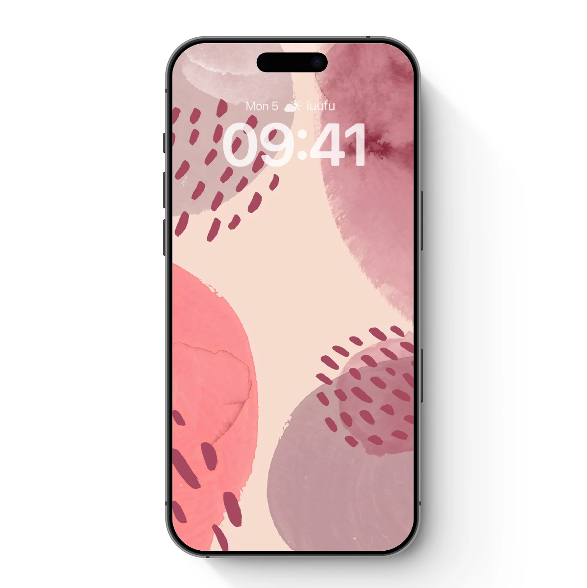 Abstract Blush Circles: Modern Brushstroke Harmony