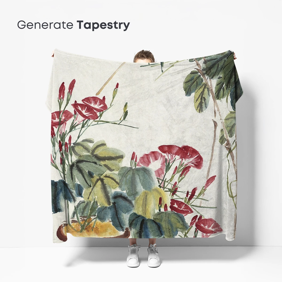 Blooming Pots: A Watercolor Symphony of Nature - Image 5