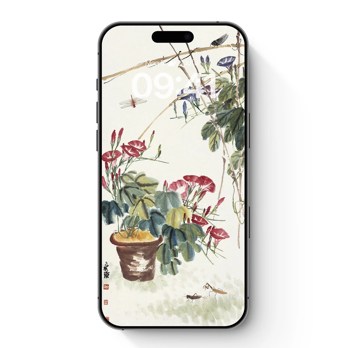 Blooming Pots: A Watercolor Symphony of Nature