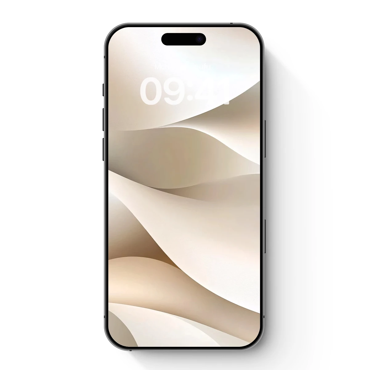 Elegant Flow: Abstract Cream Waves