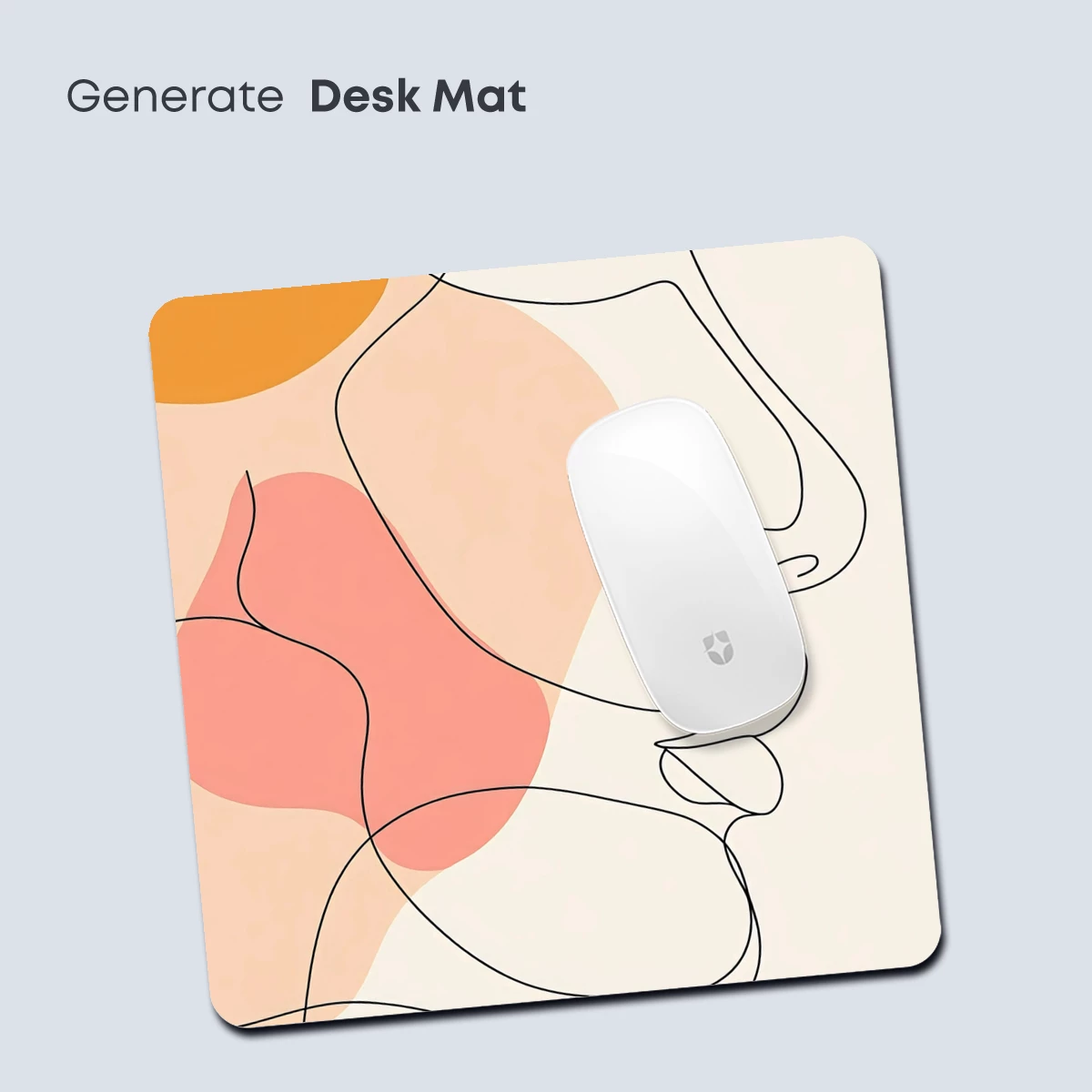 Abstract Line Art Profile with Warm Hues - Image 4