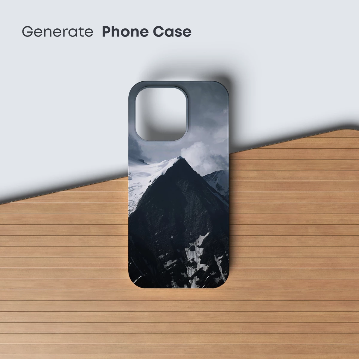 Gothic Peaks: Snow-Capped Majesty Under Stormy Skies - Image 3