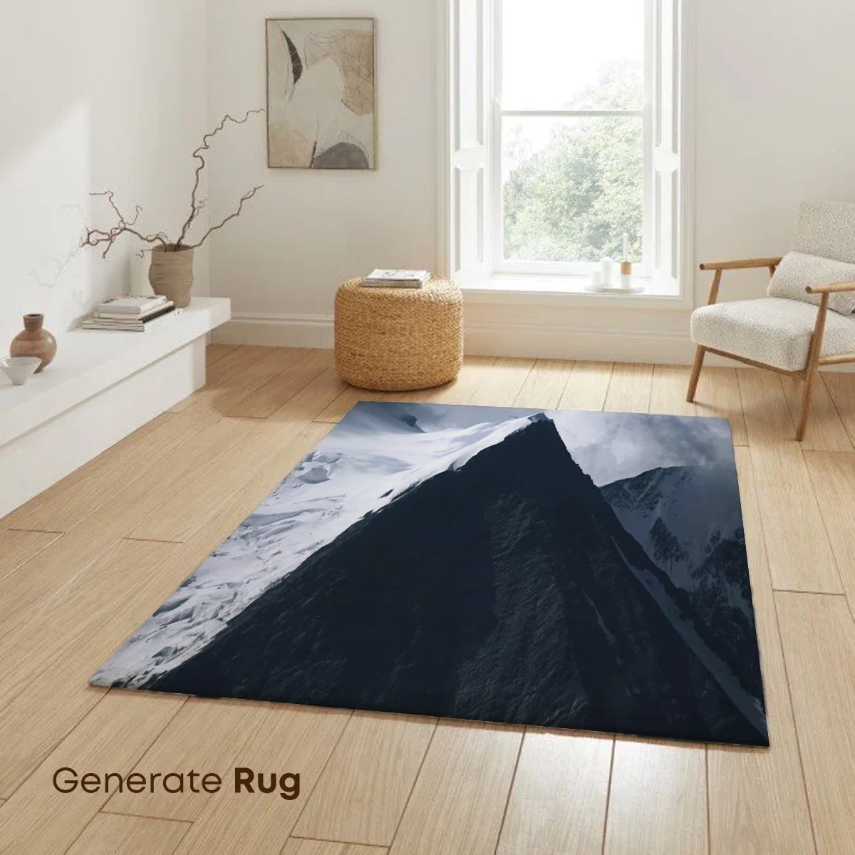 Gothic Peaks: Snow-Capped Majesty Under Stormy Skies - Image 6