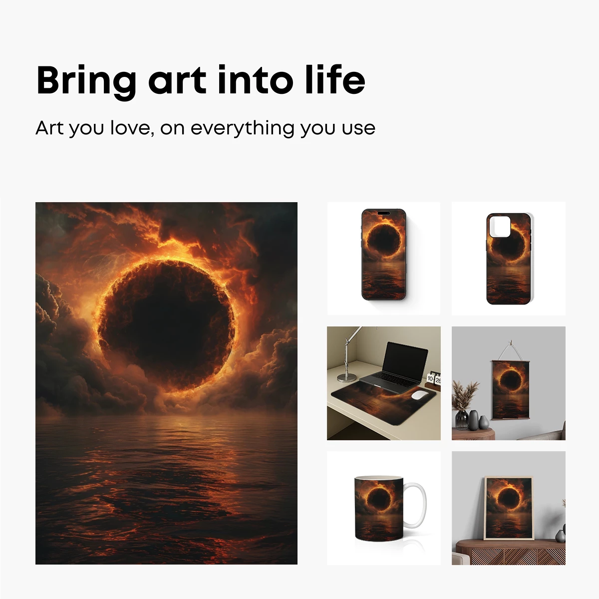 Eclipse Over Abyss: Celestial Ring of Fire - Image 2