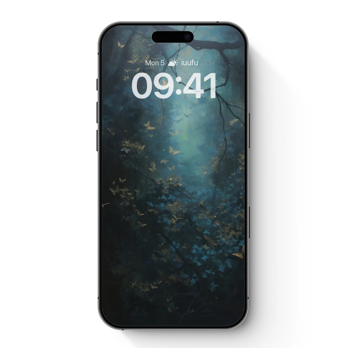 Enchanted Twilight Forest: Butterflies in Moonlight