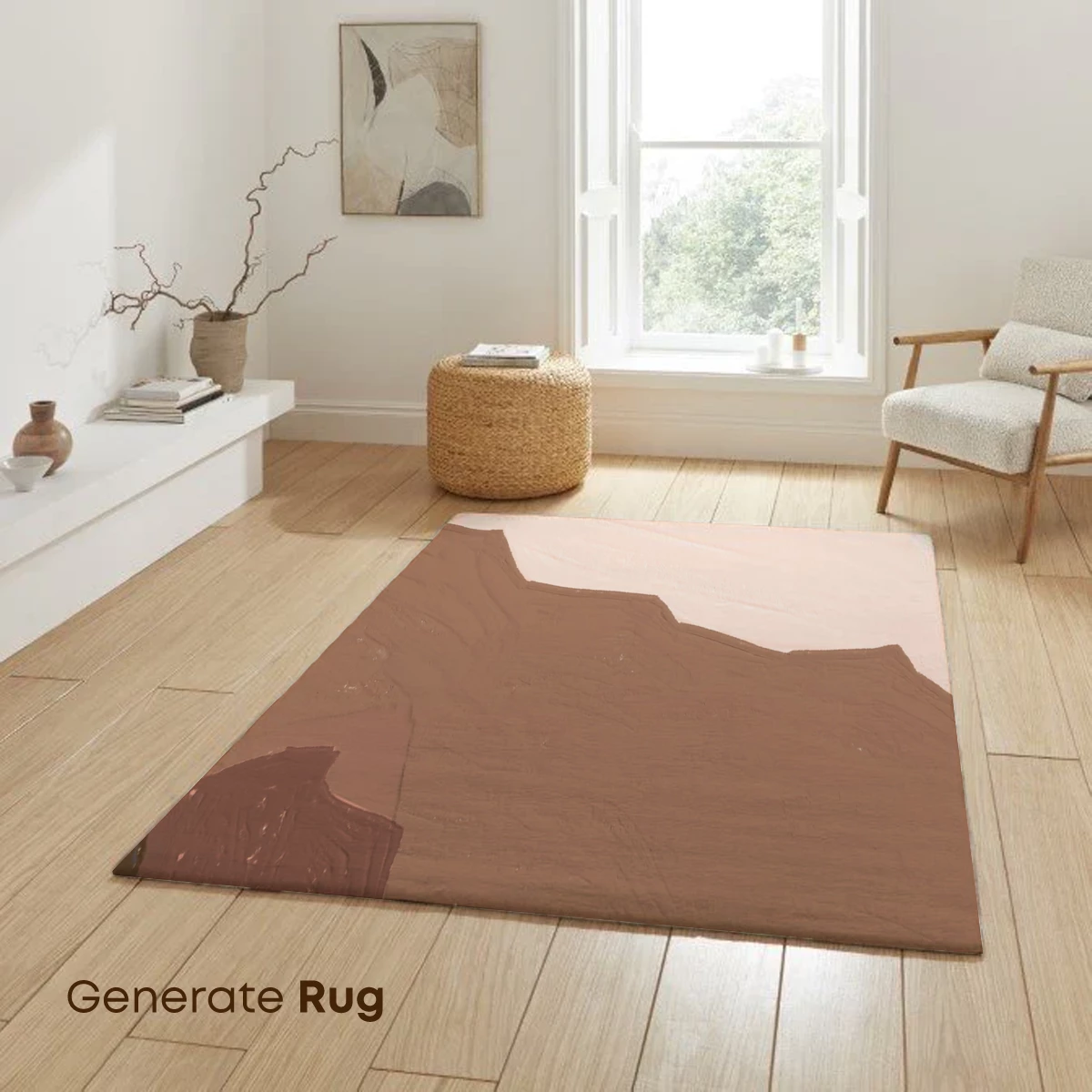 Desert Dawn Palette: Abstract Coastal Serenity - Image 6