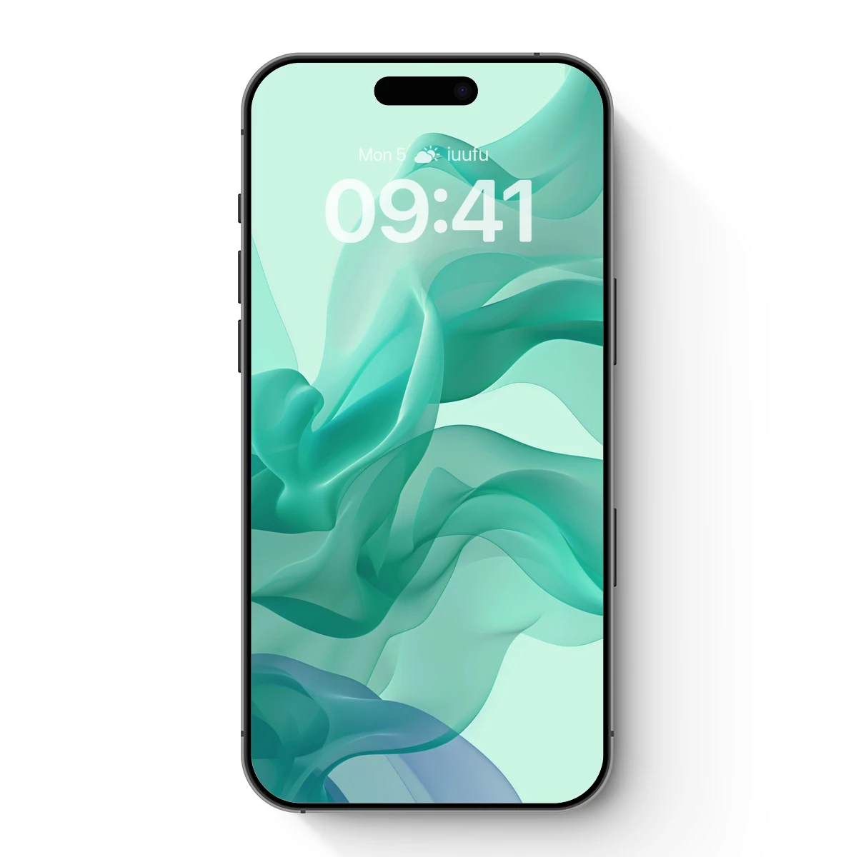 Ethereal Aqua Waves: A Fluid Symphony in Teal