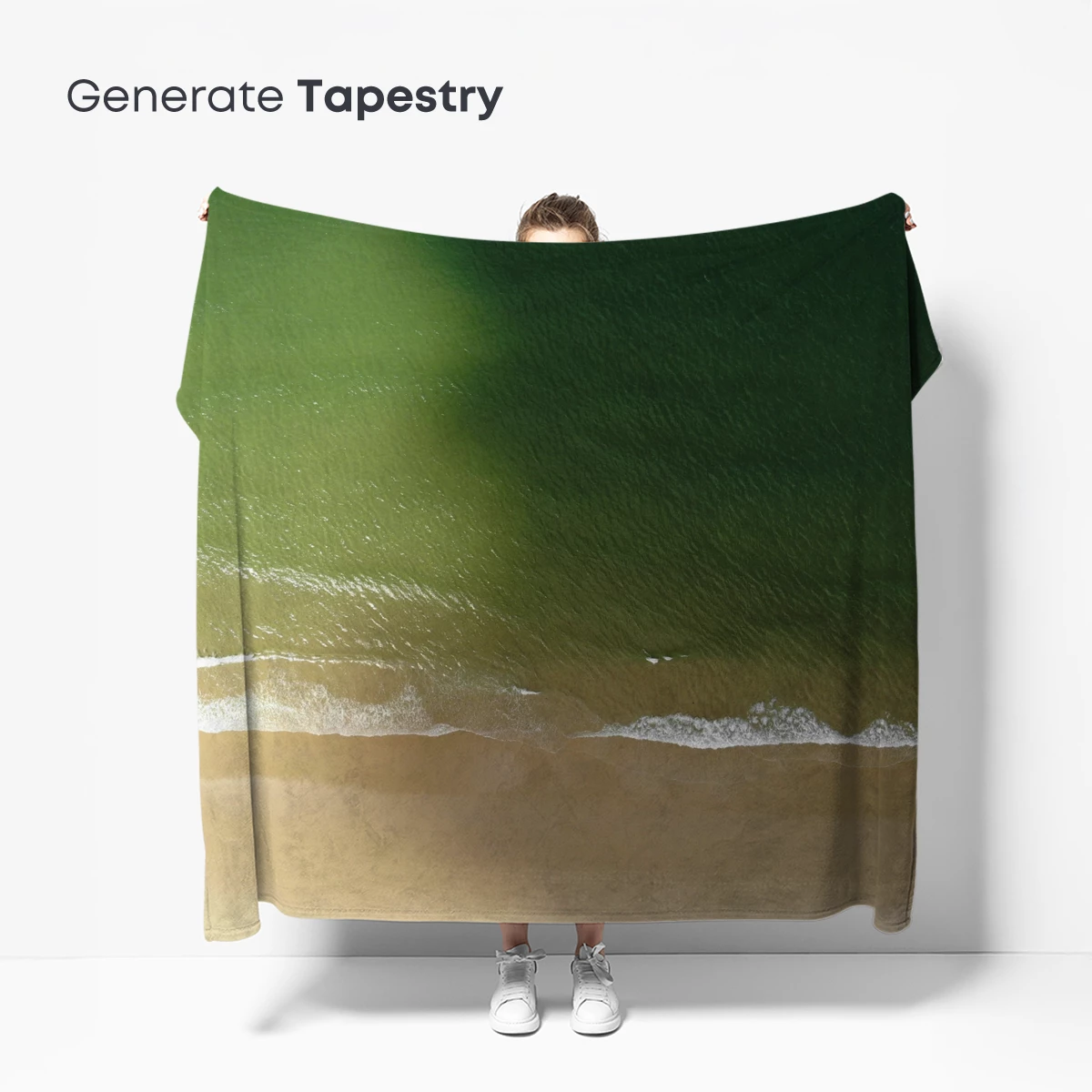 Aerial Serenity: Beach and Ocean Harmony - Image 5