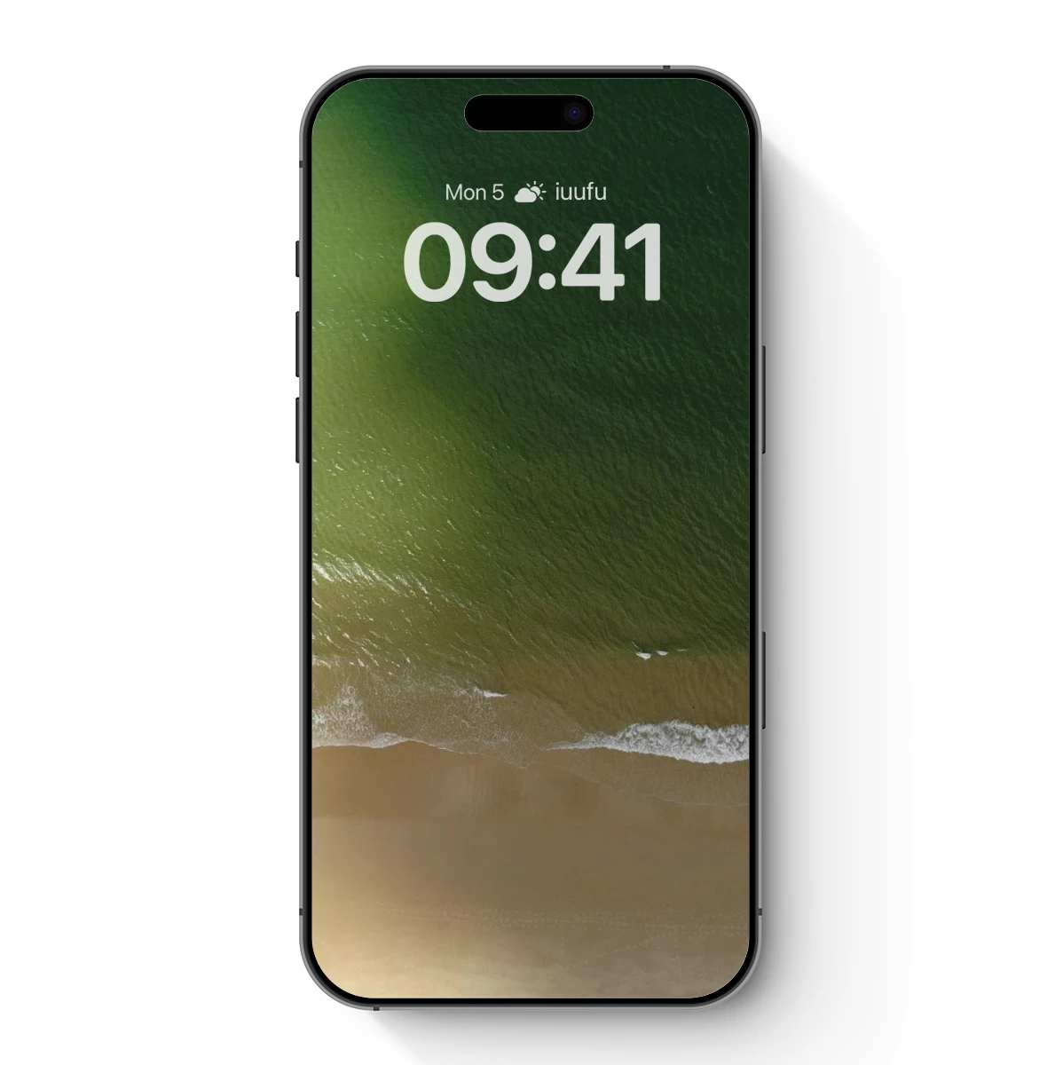 Aerial Serenity: Beach and Ocean Harmony