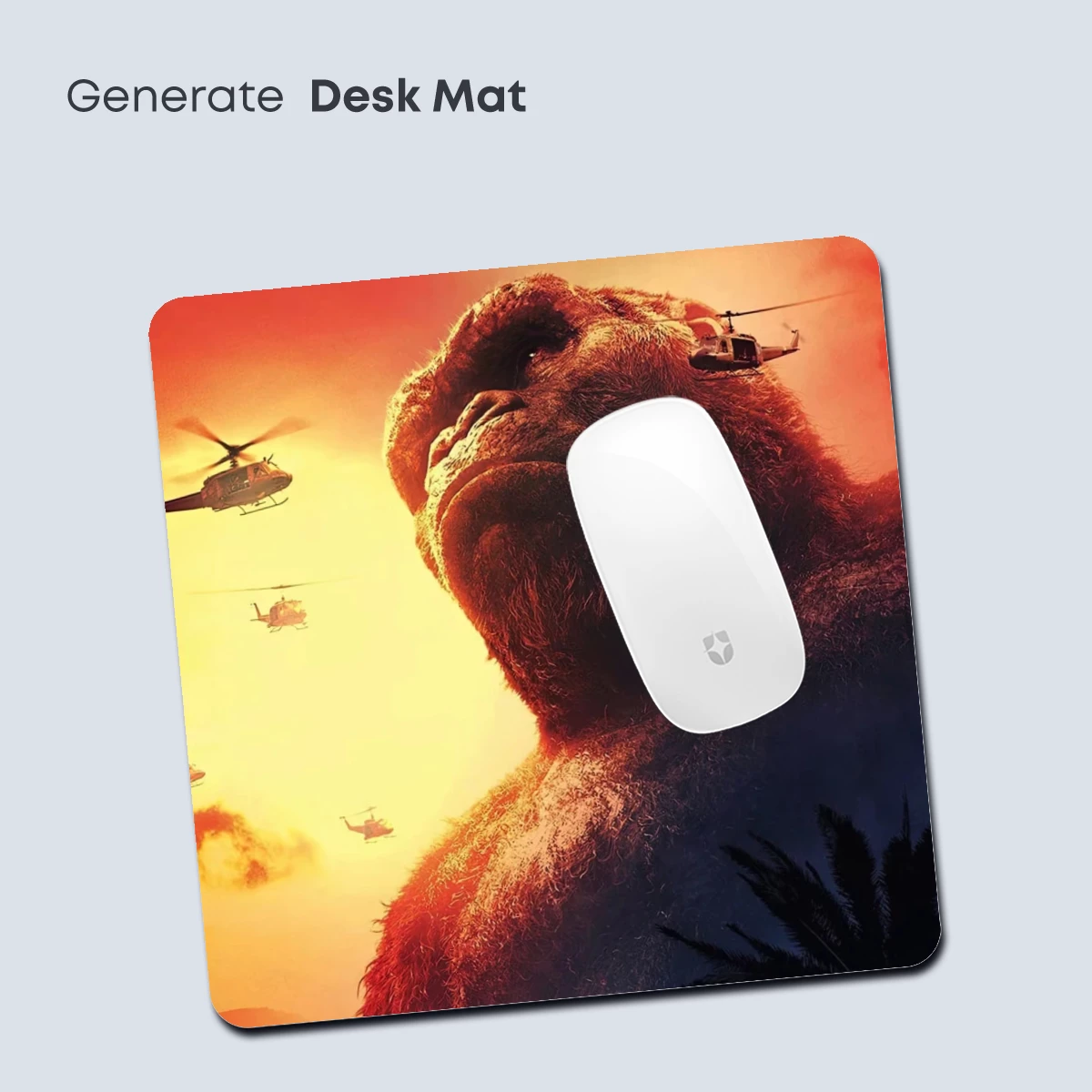 Kong's Roar: Helicopters Clash at Sunset - Image 4