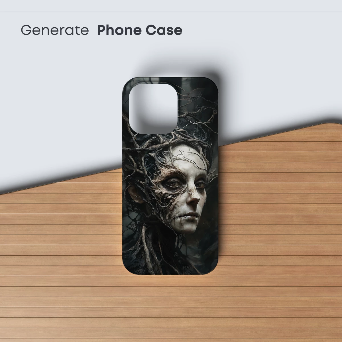 Entwined Roots: A Forest Spirit's Gaze - Image 3