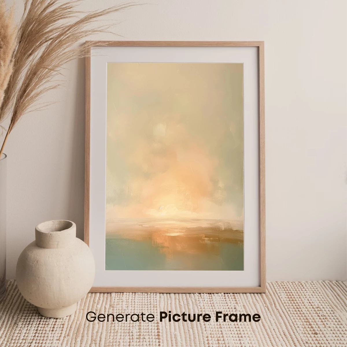 Ethereal Dawn: Abstract Horizon Glow - Image 7