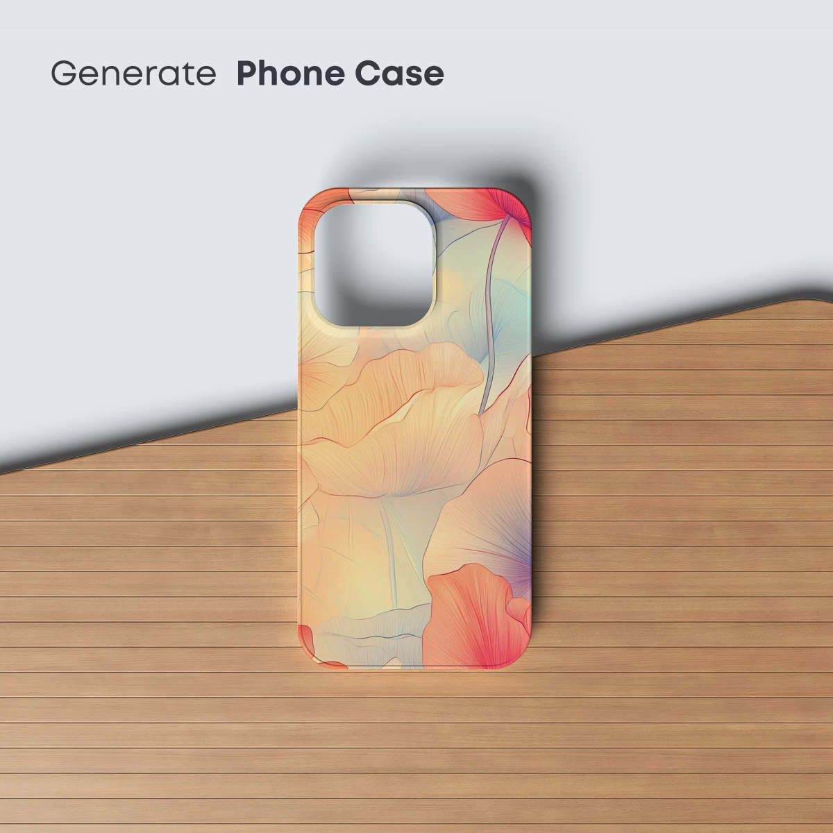 Ethereal Floral Symphony: Blush and Coral Petals - Image 3