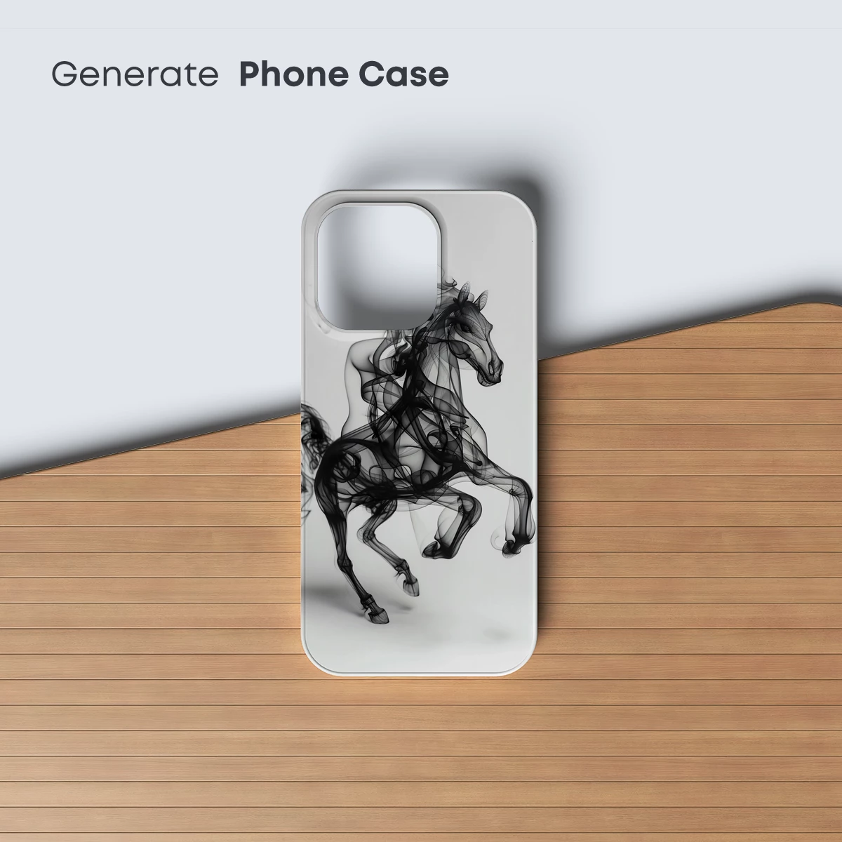 Ethereal Smoke Horse: Dynamic Artistry in Vapor Form - Image 3