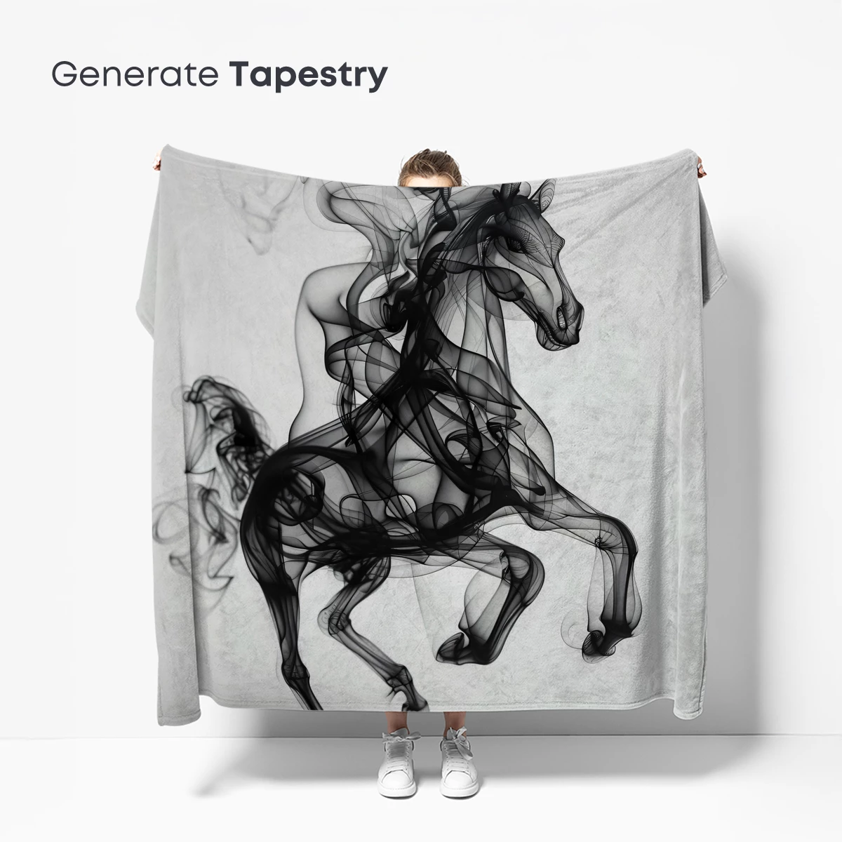 Ethereal Smoke Horse: Dynamic Artistry in Vapor Form - Image 5