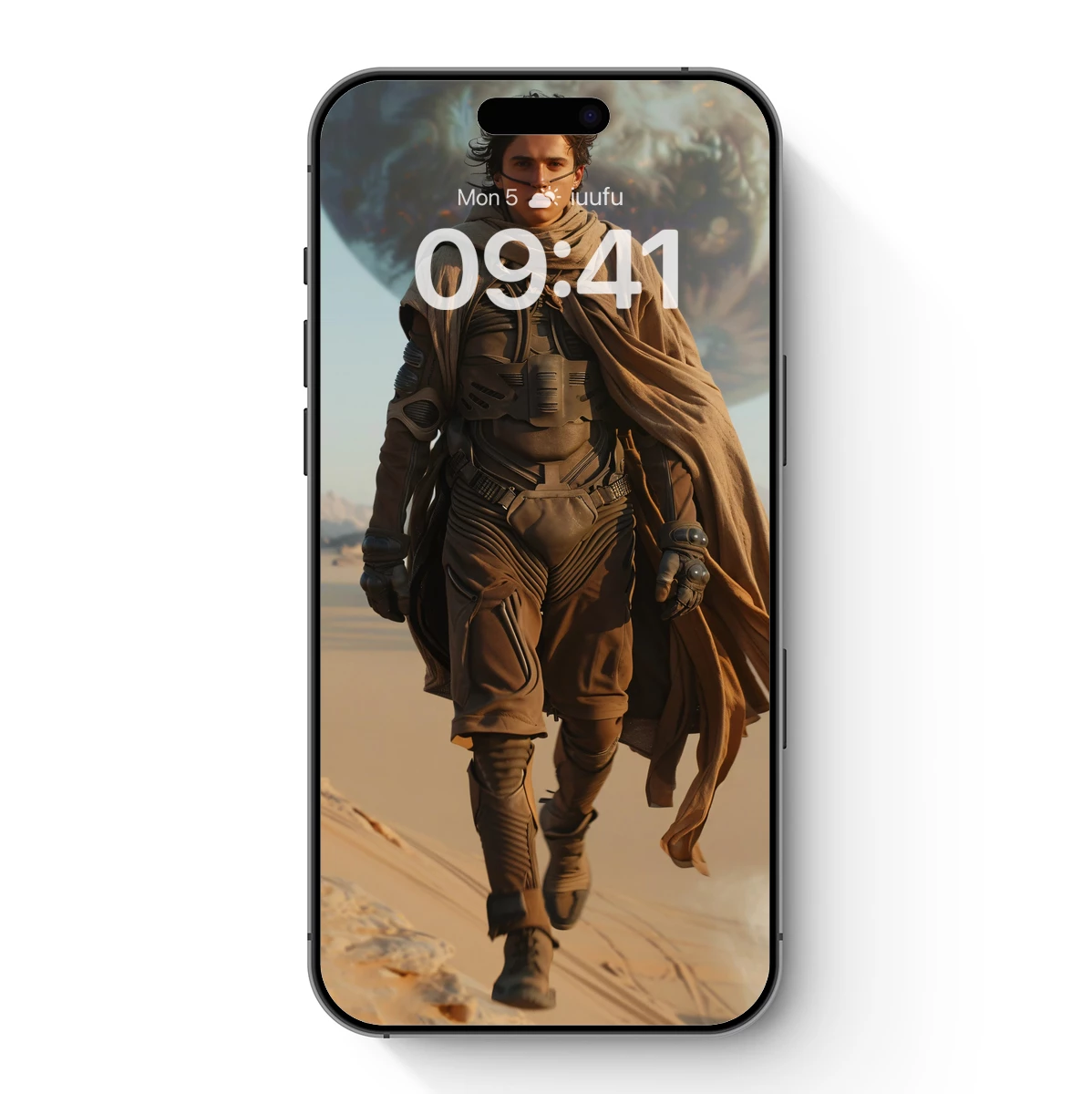 Desert Nomad in Futuristic Armor