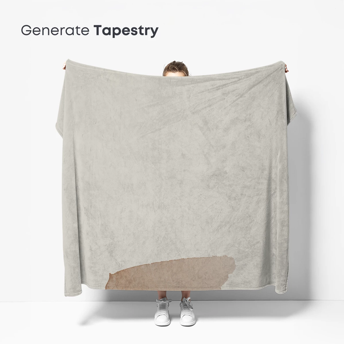 Abstract Earth Tones: Minimalist Brushstrokes and Pebbles - Image 5