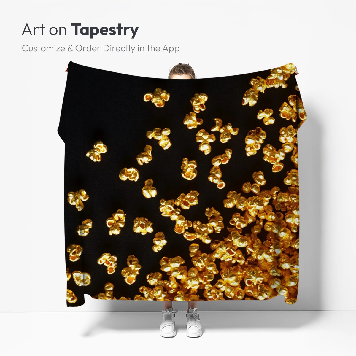 Golden Popcorn Cascade: A Radiant Feast for the Eyes - Image 5