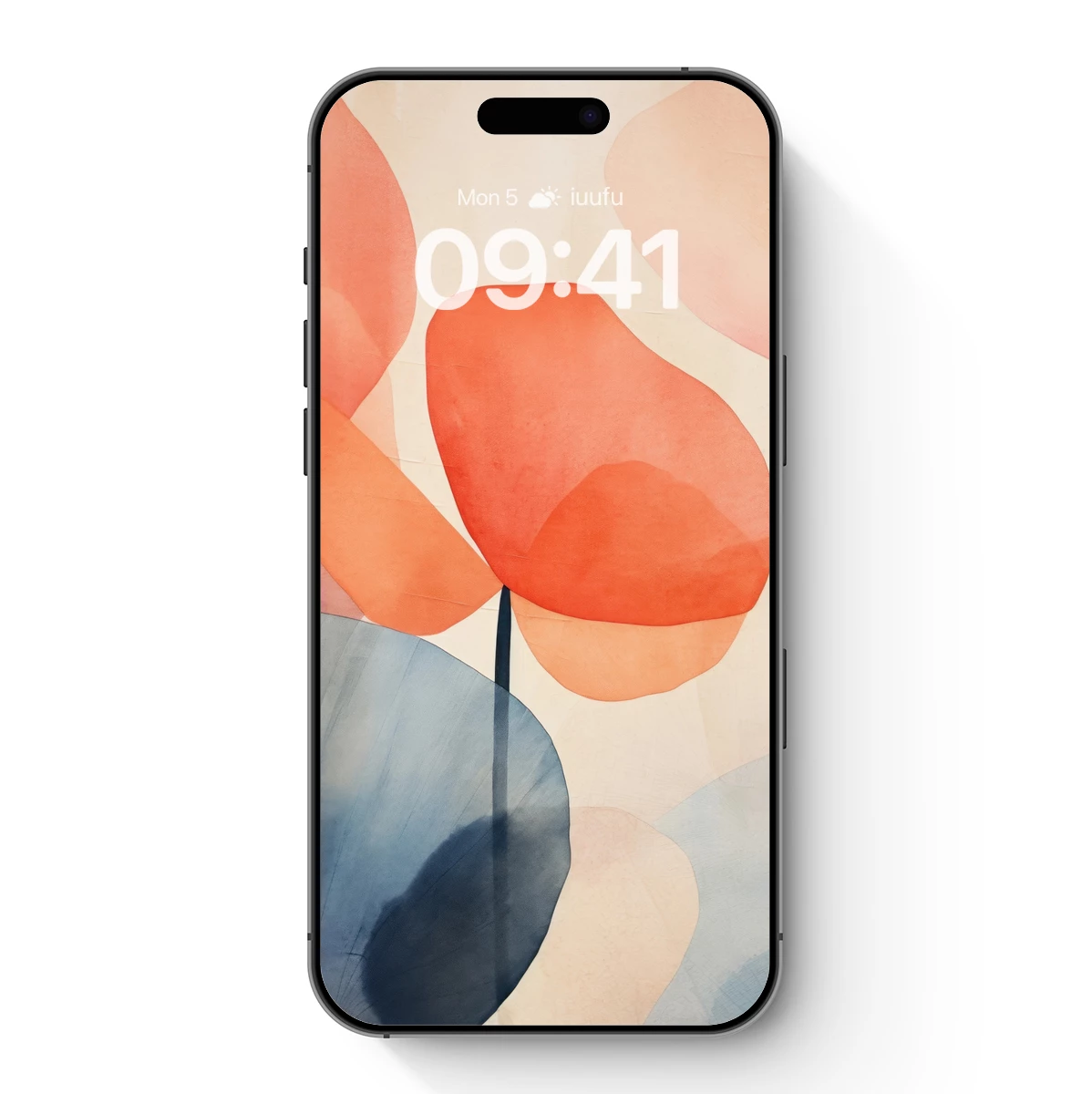 Abstract Blossom Harmony: Modern Floral Art